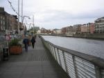 The Liffey boardwalk.